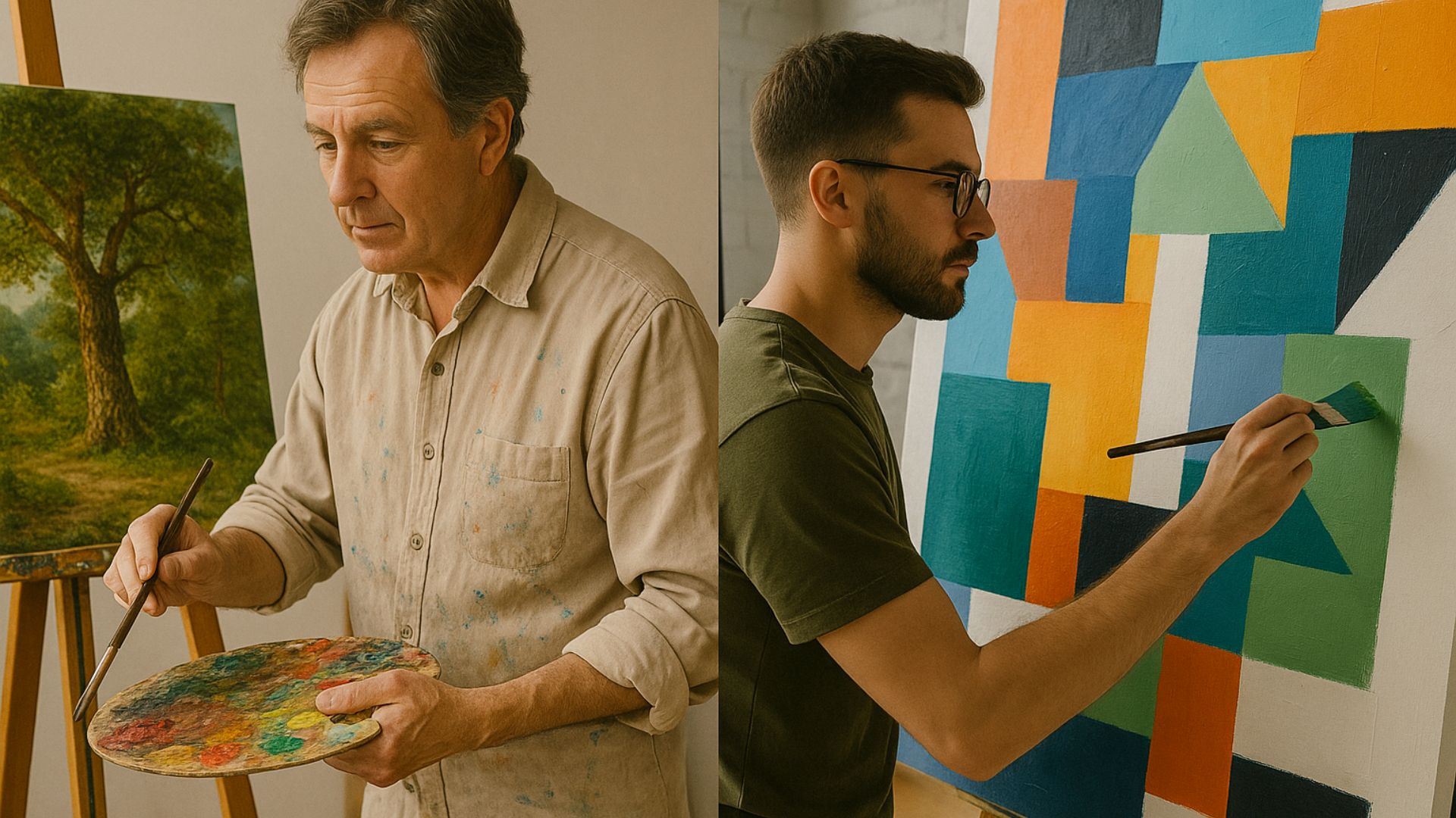 Simplifying Differences Between Traditional Painting & Contemporary Painting for All Art Lovers