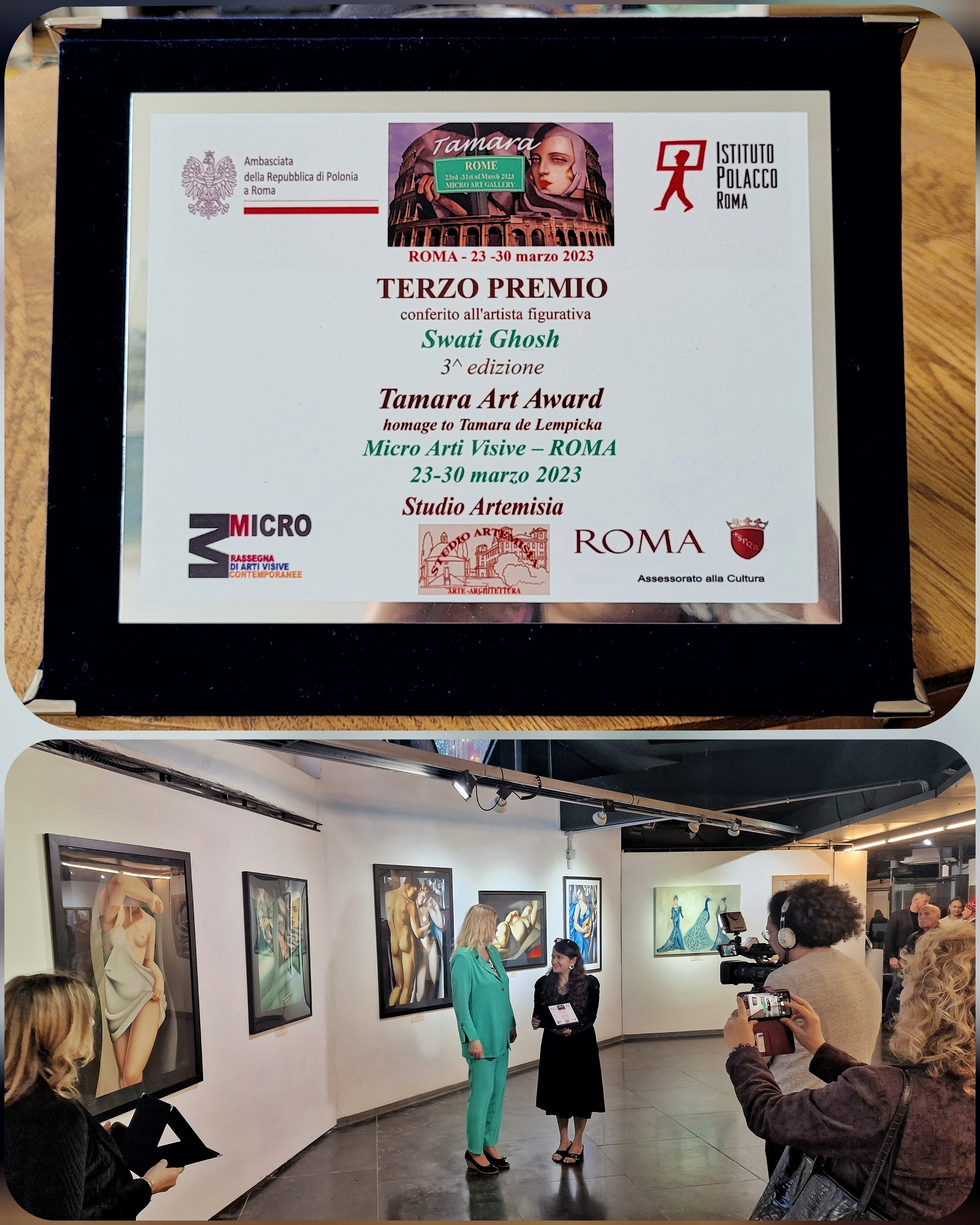 AWARD IN ROME, ITALY 2023